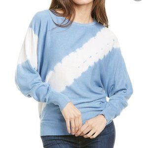 Philosophy tie dye sweater reef blue
